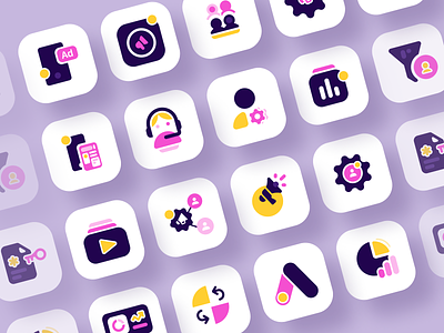 Icon Exploration #01 apps branding gradient graphic design icon illustration simple ui