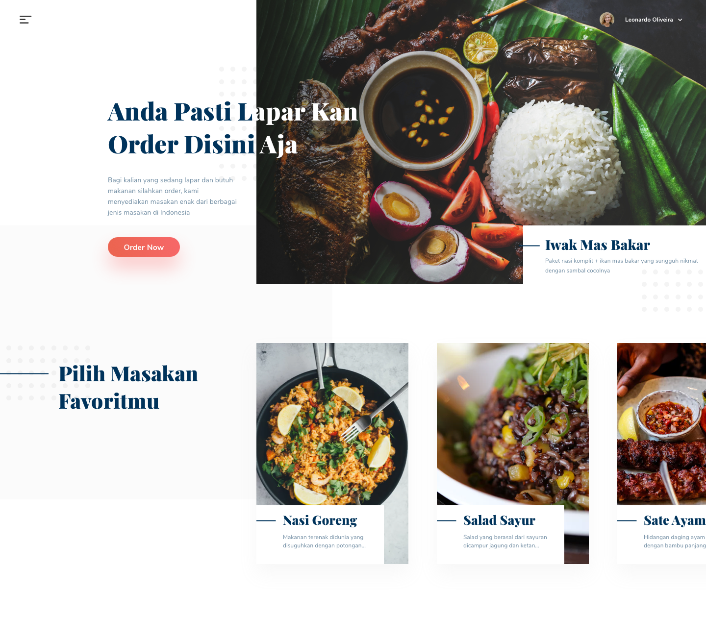 Dribbble Header Food Exploration2 Png By Septiandika Pratama