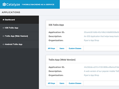 Catalyze Dashboard Redesign analytics app application dashboard metrics modern redesign ui ux web app