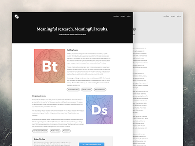 Typographic Marketing Pages clean design flat marketing minimal simple type typography ui ux website