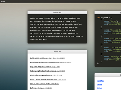 Website OS gradient highlighting mac markdown os osx portfolio syntax website windows