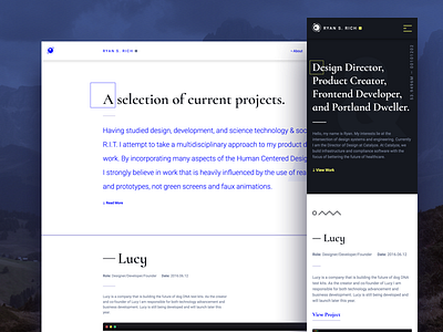 Portfolio Update modern portfolio typography website