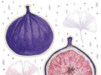 figs art background design figs icon illustration vector violet