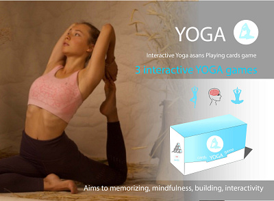 Packing design for Yoga 3 interactive games art box branding design icon illustration logo packing design vector yoga