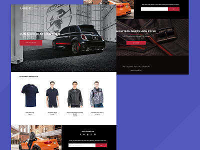 Luna-C Clothing clothing css design ecommerce liquid racing shopify web design web development website website design
