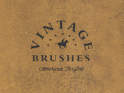 Vintage Book Brush Set