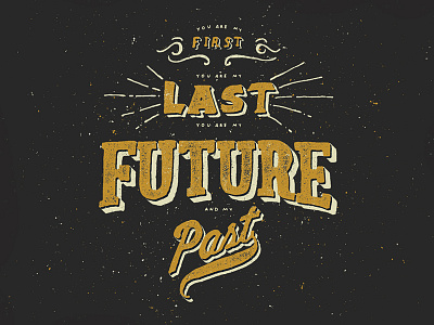 Future / Past background desktop done free hand hand drawn iphone john mark mcmillian print texture type wallpaper