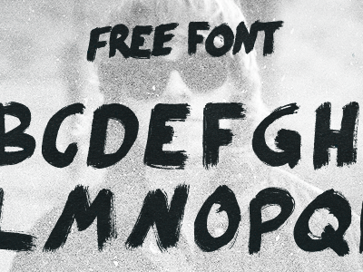 Thick Hand Drawn Font