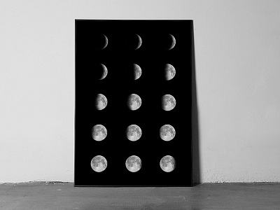 Fifteen Moons graphic design poster