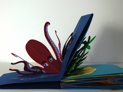 Pop Up Book animation background book paper pop up