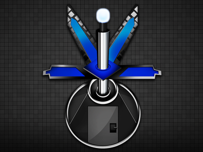 PowerGrid iCon black blue icon power rapidweaver stack