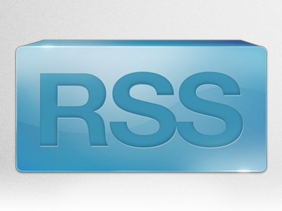 RSS blue icon rapidweaver rectangle rss