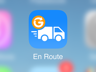 Glympse En Route iOS app icon en route glympse icon ios