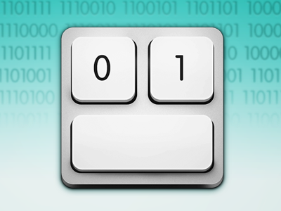 binary 0 1 binary icon keyboard rapidweaver
