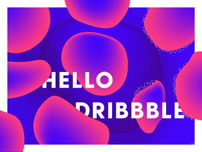 Hello Dribbble ! dribbble hello thanks
