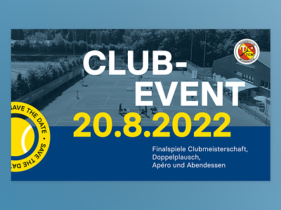 Club Event Banner design figma graphic design