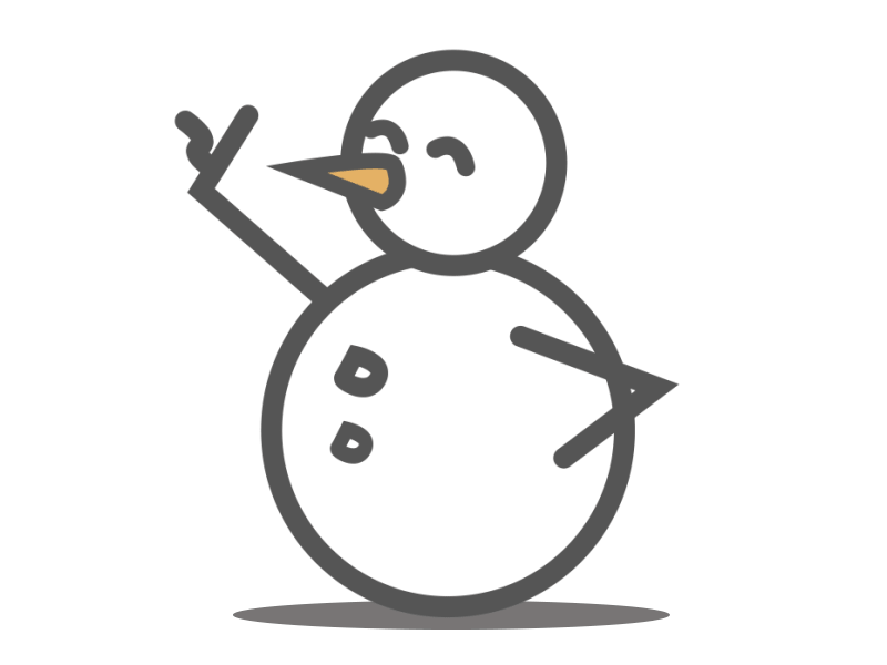 Snowman after effects animation christmas snow snowman