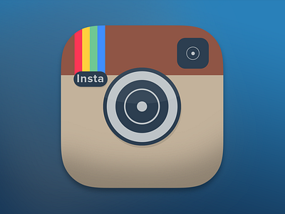 Instagram Icon Redesign 2d flat icon instagram redesign ui