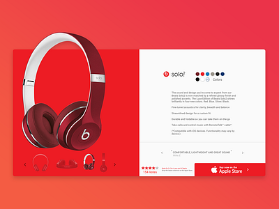 Beats E-Commerce Shop 2d beats dailyui e commerce shop ui