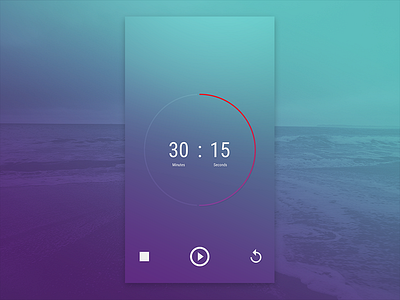 Countdown Timer 2d countdown dailyui timer ui