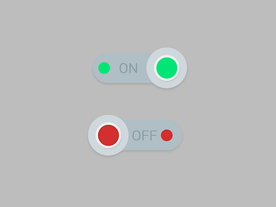 On/Off Switch 2d dailyui off on switch ui