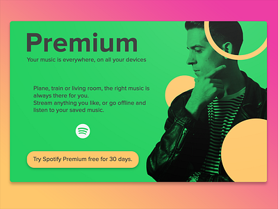 Spotify Pop-Up / Overlay Premium.