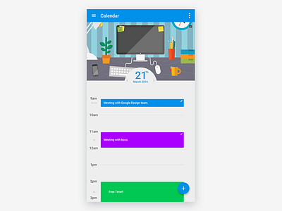 Calendar 2d android calendar dailyui design material ui