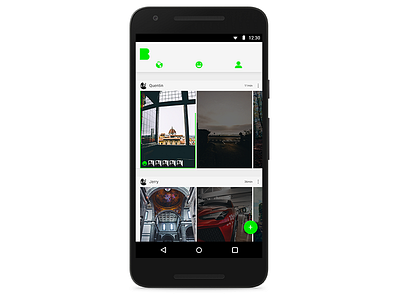 Beme app Home page