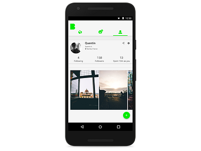 Beme App Profil Page