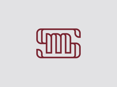 SM monogram logo monogram