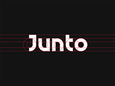 Junto logo logotype type