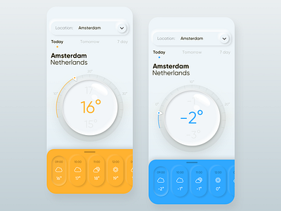 Mobile weather app