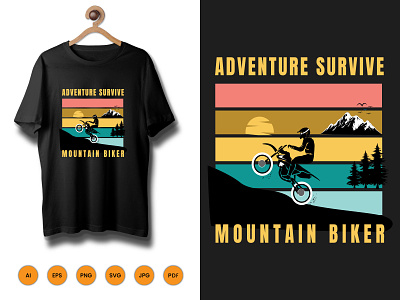 Mountain Biker Tshirt