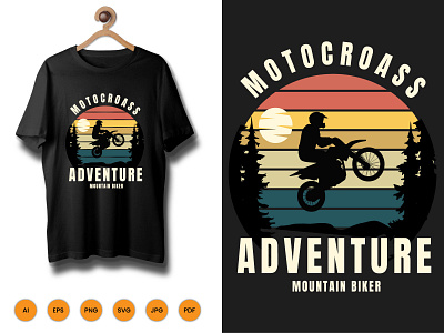 T-Shirt Design, MotorCycle Adventure Bike