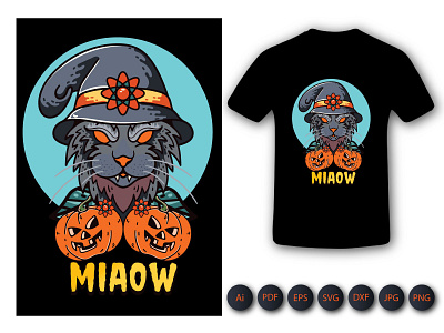 Halloween T-shirt Design design illustration logo tshirt tshirtdesign typography