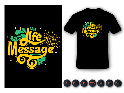 My Life Massage Tshirt branding design graphic design illustration kids activity shirt tshirt typography vector