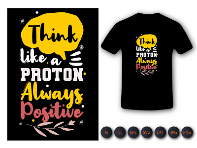 Always Positive Typography Tshirt Design animals kids branding design graphic design icon illustration kids activity logo pngtshirt shirt tshirt tshirtdesign typography vector