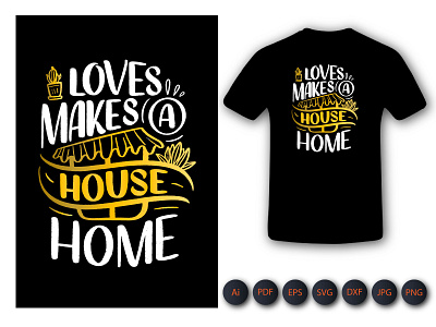 Loves Make A House Tshirt Design animals kids branding design graphic design icon illustration kids activity logo shirt tshirt tshirtdesign typography ui ux vector