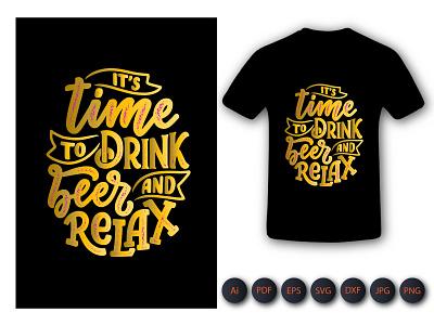 Relax Time Tshirt Design