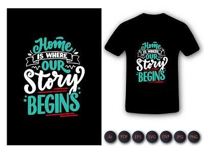 Home Story T-Shirt Design