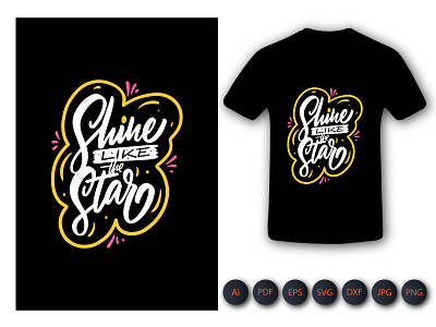 Shine Like Story Tshirt Design