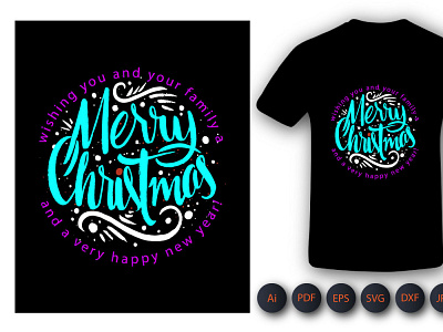 Merry Christmas Tshirt Design