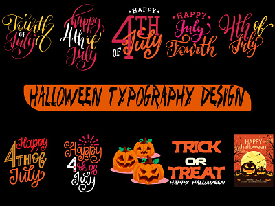 Halloween Typography design