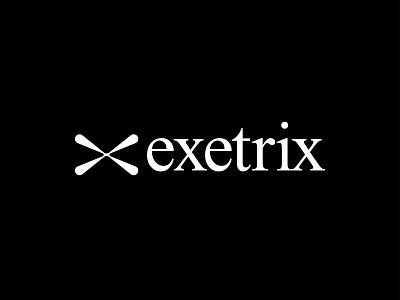 Exetrix andstudio branding design graphic design logo mark minimal symbol