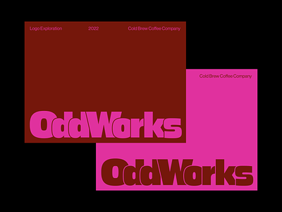 Oddworks logo exploration active andstudio branding coffee design graphic design logo vector