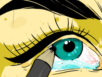 Ritual matutino eye illustration