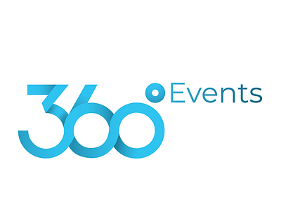 360 Events branding graphic design logo