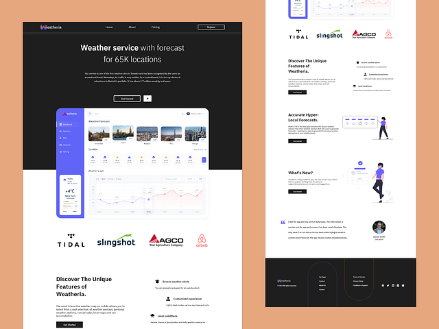 Weather Website designs, themes, templates and downloadable graphic ...