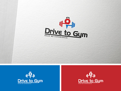 Drive to Gym branding graphic design logo logo designer vector