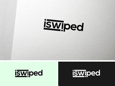 iswiped brand identity branding design graphic design logo logo designer typography vector